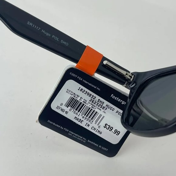 SG00737 Fashion MaxBlock Sunglasses for Men, Squaroval Active Polarized, Black - Picture 5 of 6